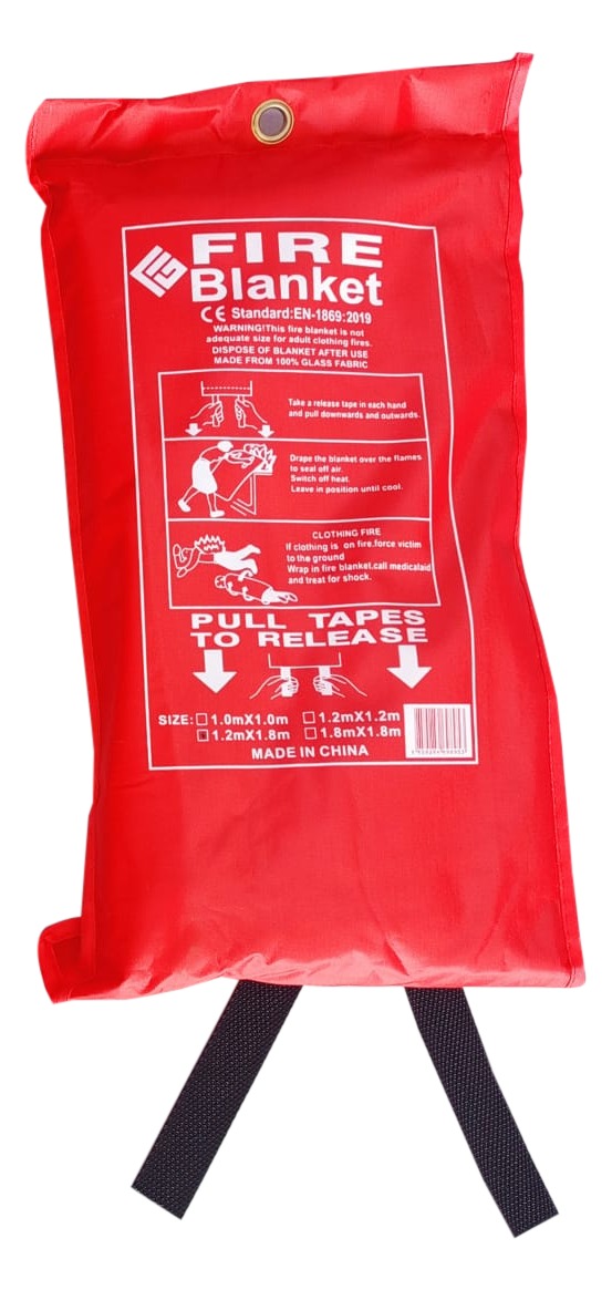 Fire blanket bag size 4x6