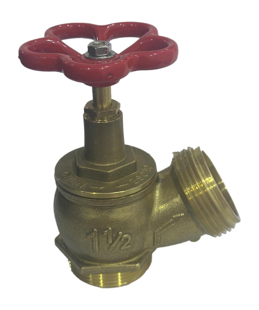 Brass fire cabinet valve