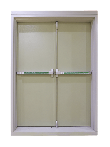 Saudi Factory Double Fire Rated Door with Panic Bar