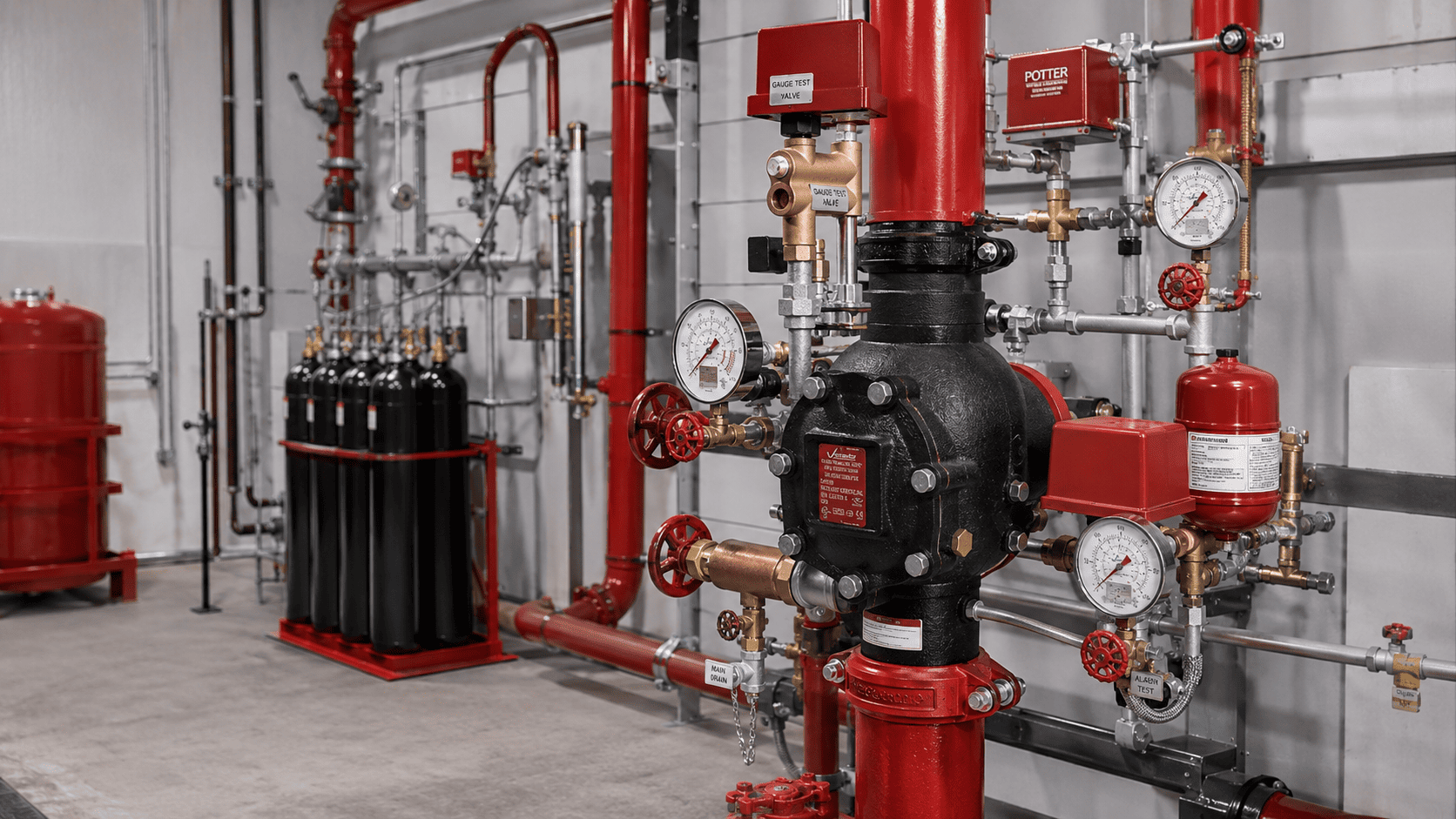Dry Pipe Sprinkler System