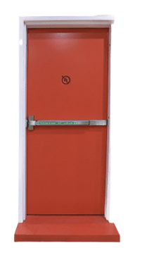 Saudi Factory Emergency Exit Door with Panic Bar