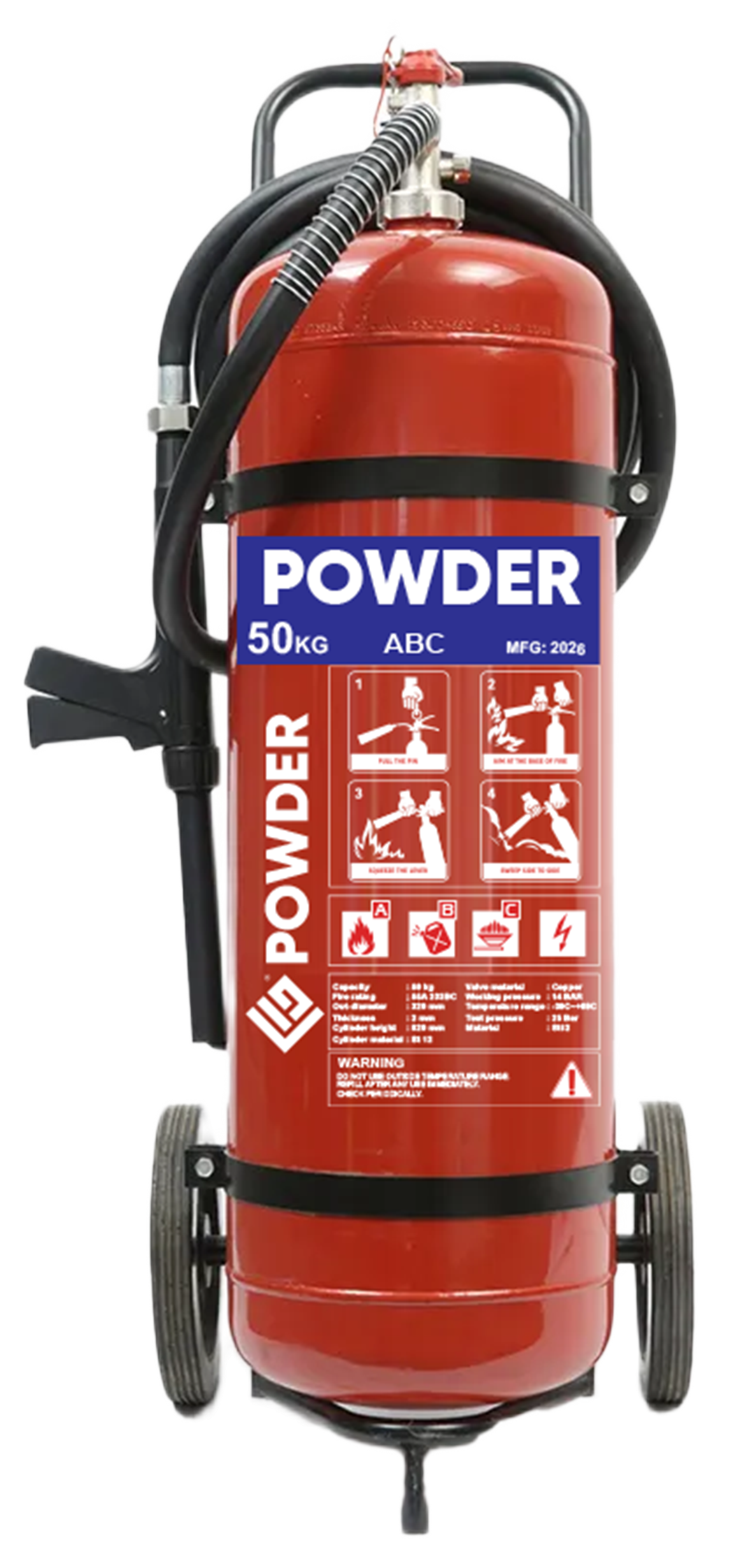 FG Powder Fire Extinguisher 50kg
