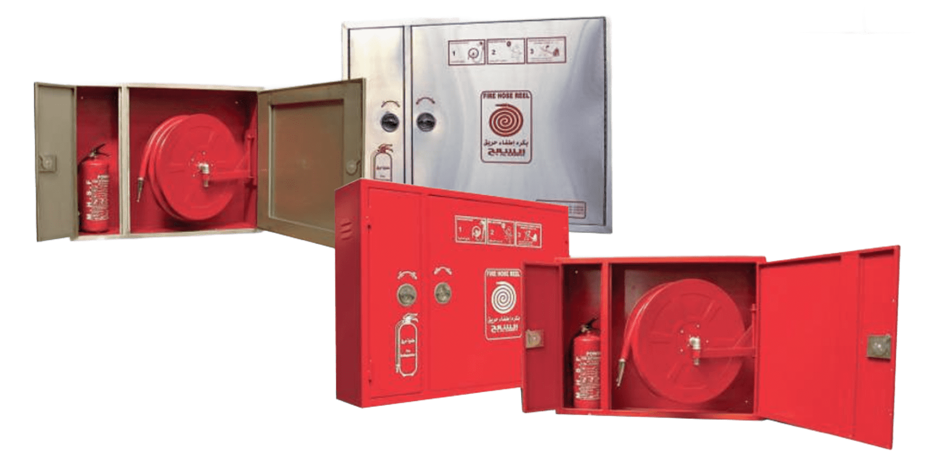 Al Sabeh MHSF 02 Series Fire Hose Reel Cabinet