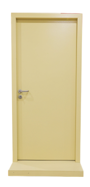 Saudi Factory Single Flush Metal Door