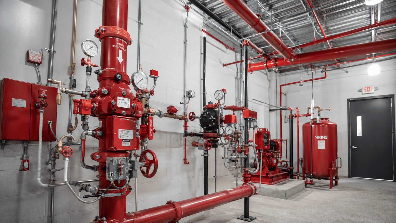 Wet Pipe Sprinkler System