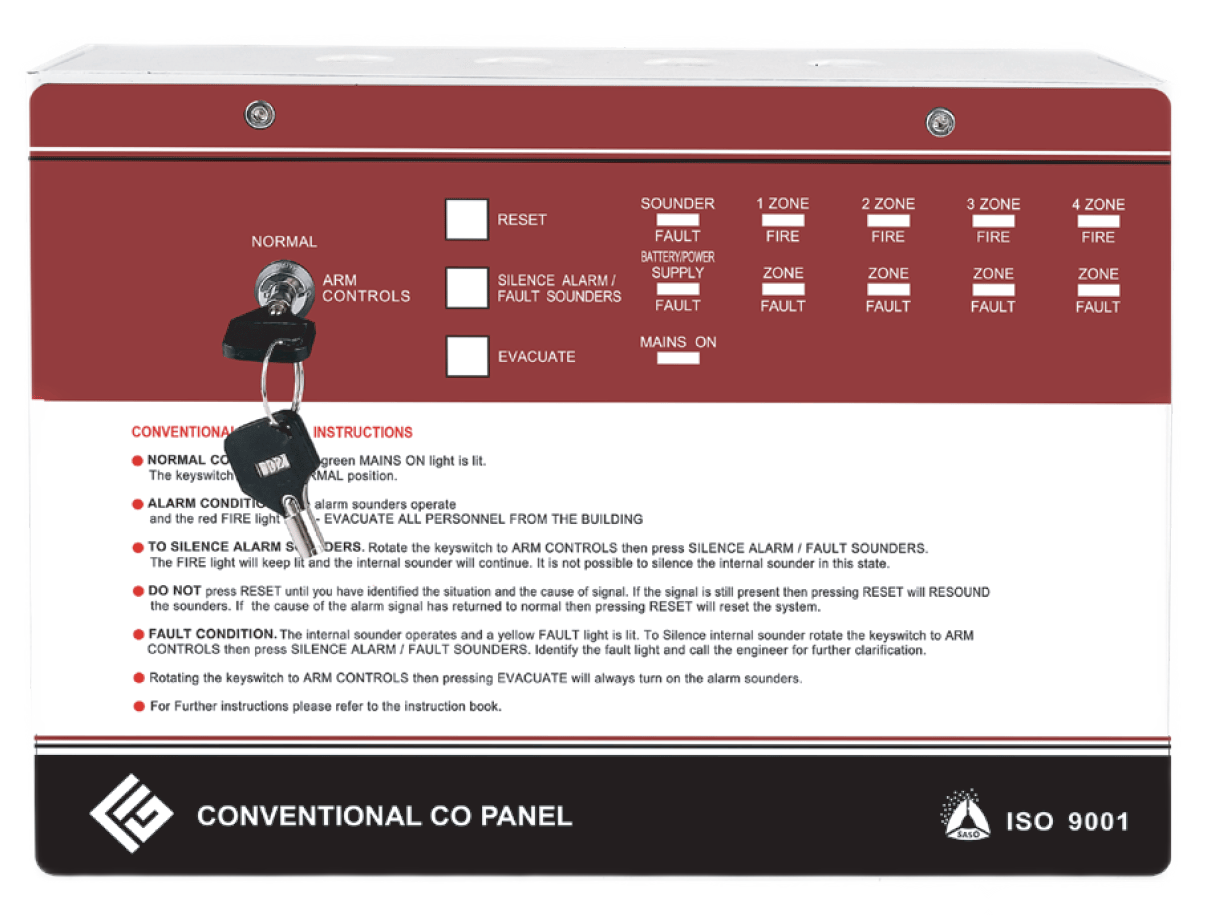 conventional co control panel - FG800C-2-4