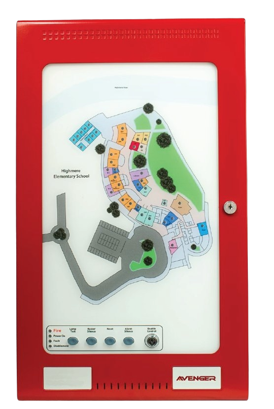 Avenger eMATRIX Configurable Floor Plan Mimic Annunciator