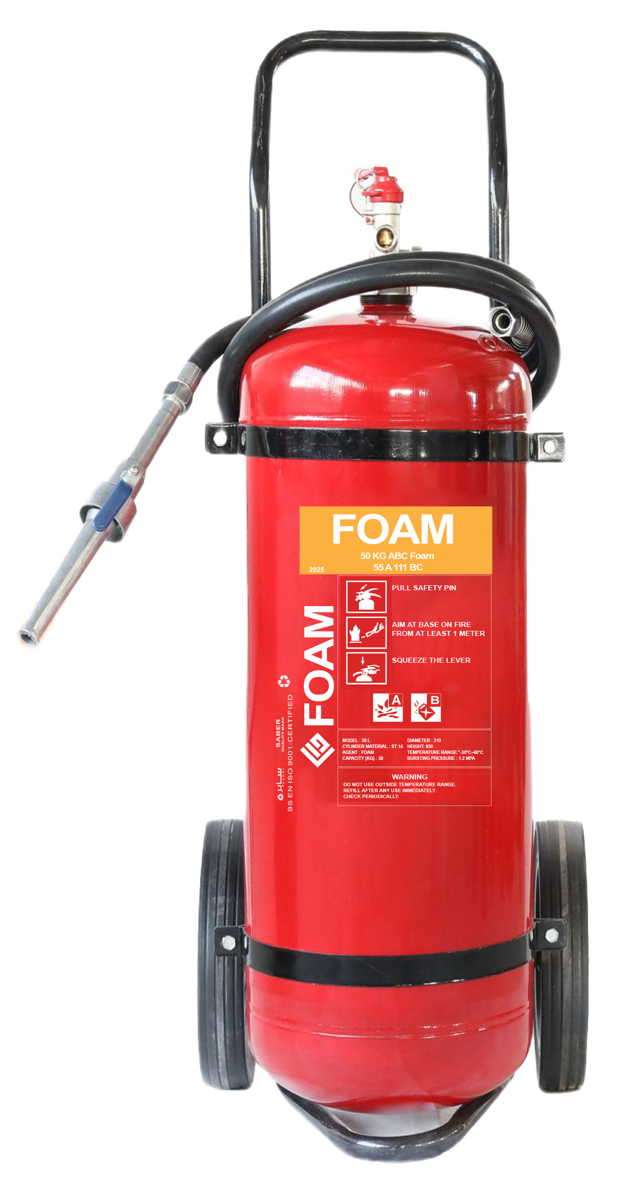 FG Foam Fire Extinguisher 50L ABC